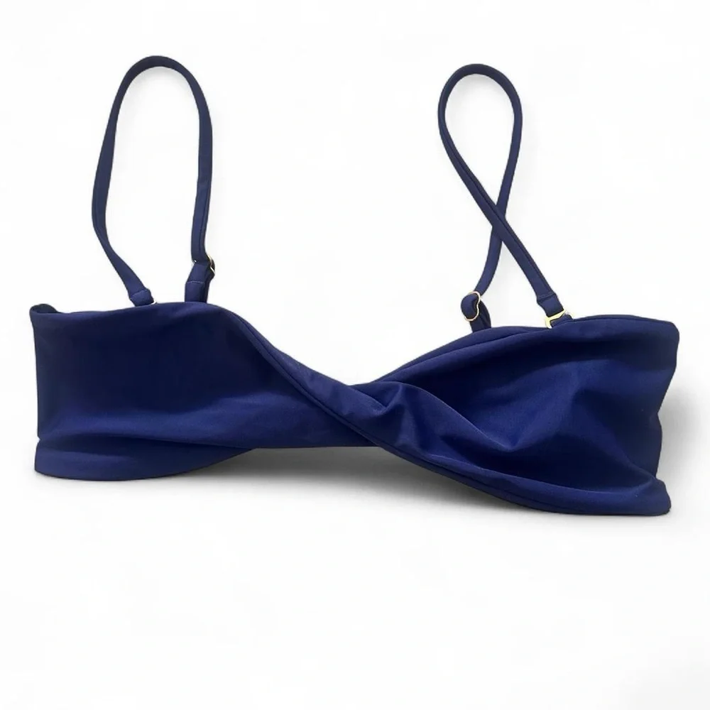 House of Harlow 1960 x REVOLVE Yana Bikini Top Deep Blue XS